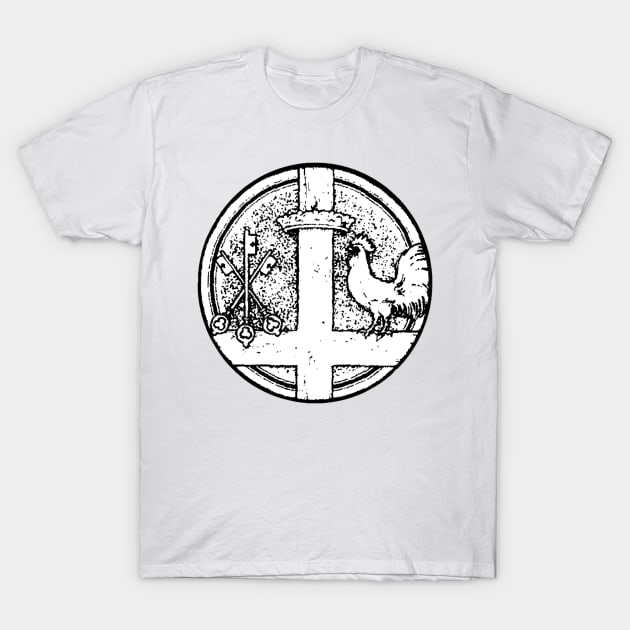 St. Peter Symbol - white bkg T-Shirt by DeoGratias